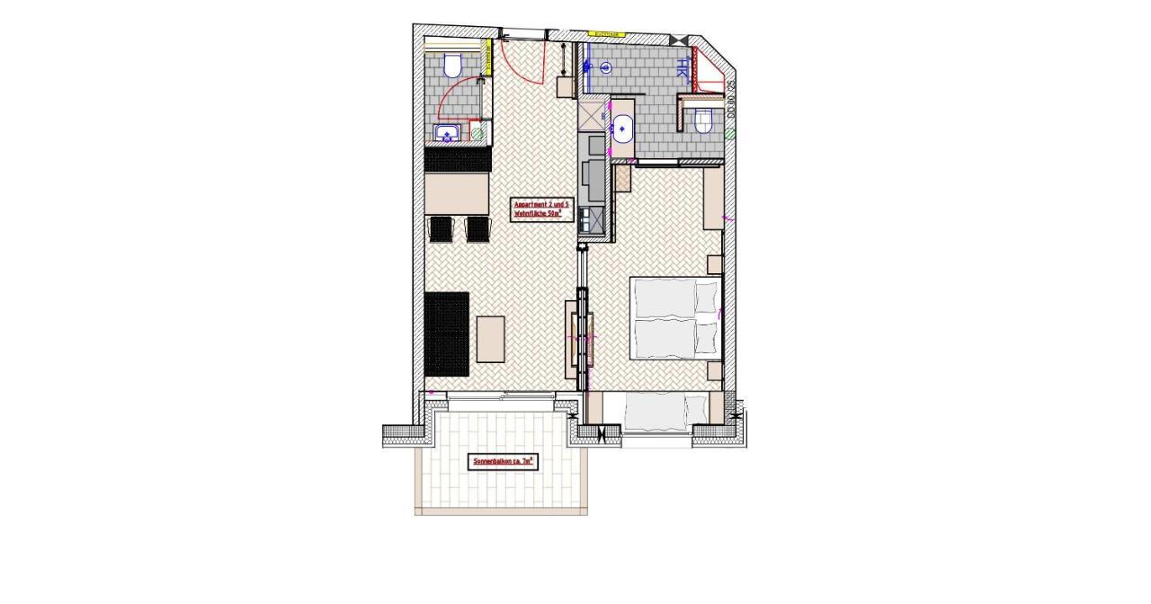 Apartment mit 1 Schlafzimmer