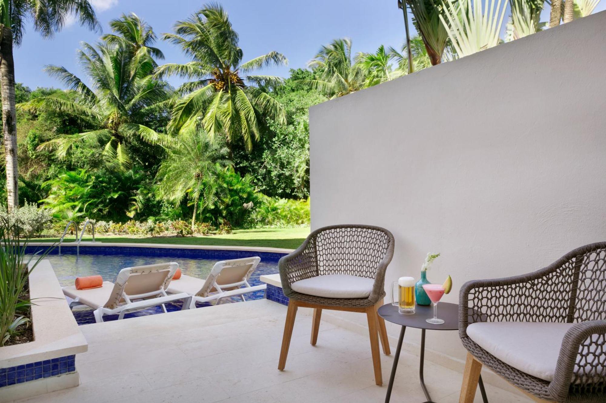 Alojamiento Preferred Club con vistas al jardín y acceso directo a la piscina - 1 cama extragrande