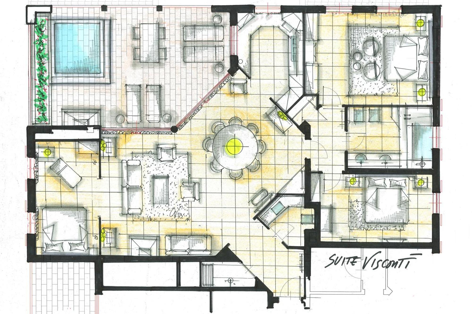 Suite met 3 Slaapkamers, Hydromassagebad en Uitzicht op het Meer