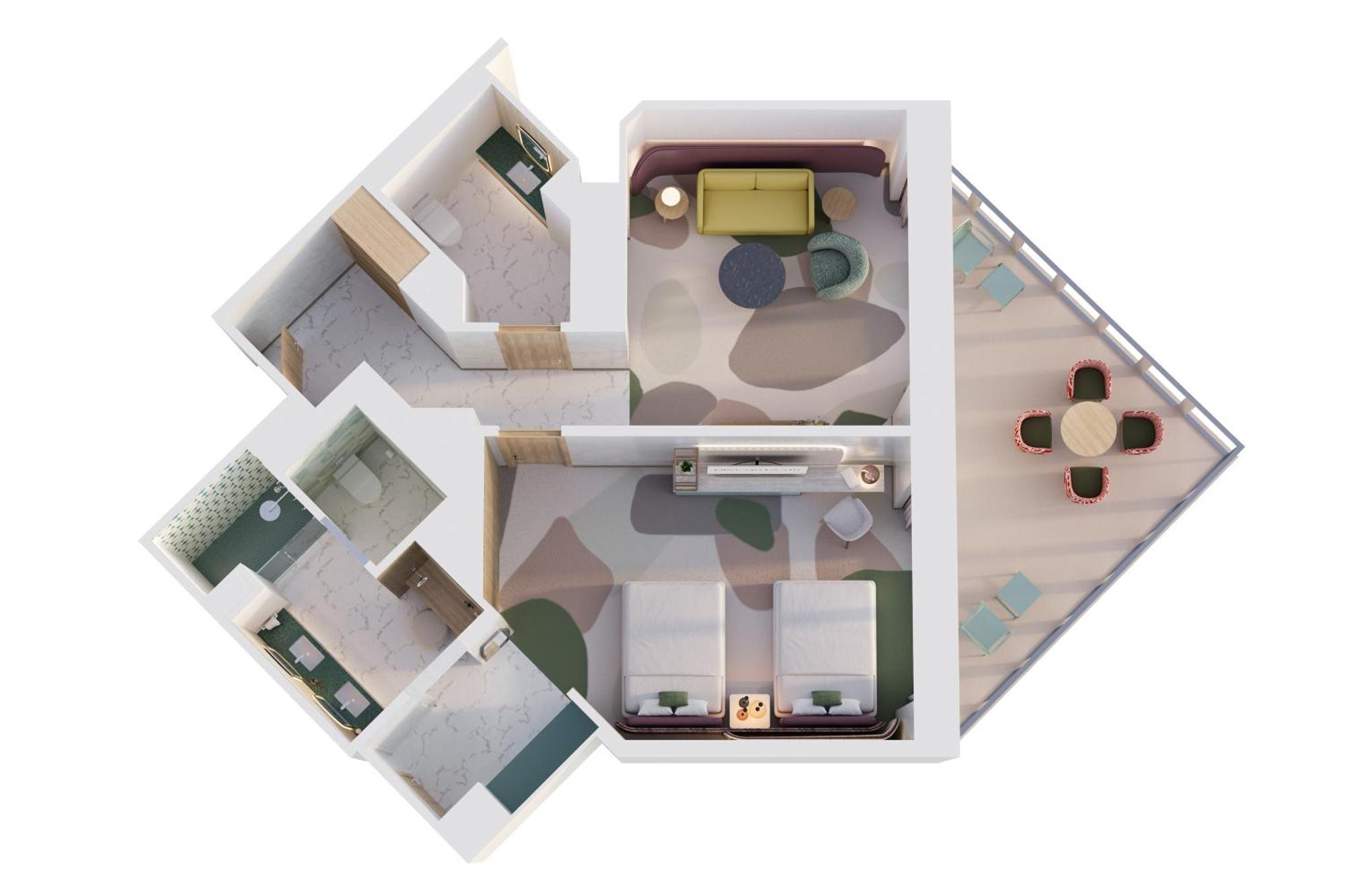 Intracoastal Suite met kingsize bed - Toegankelijk voor mensen met een lichamelijke beperking