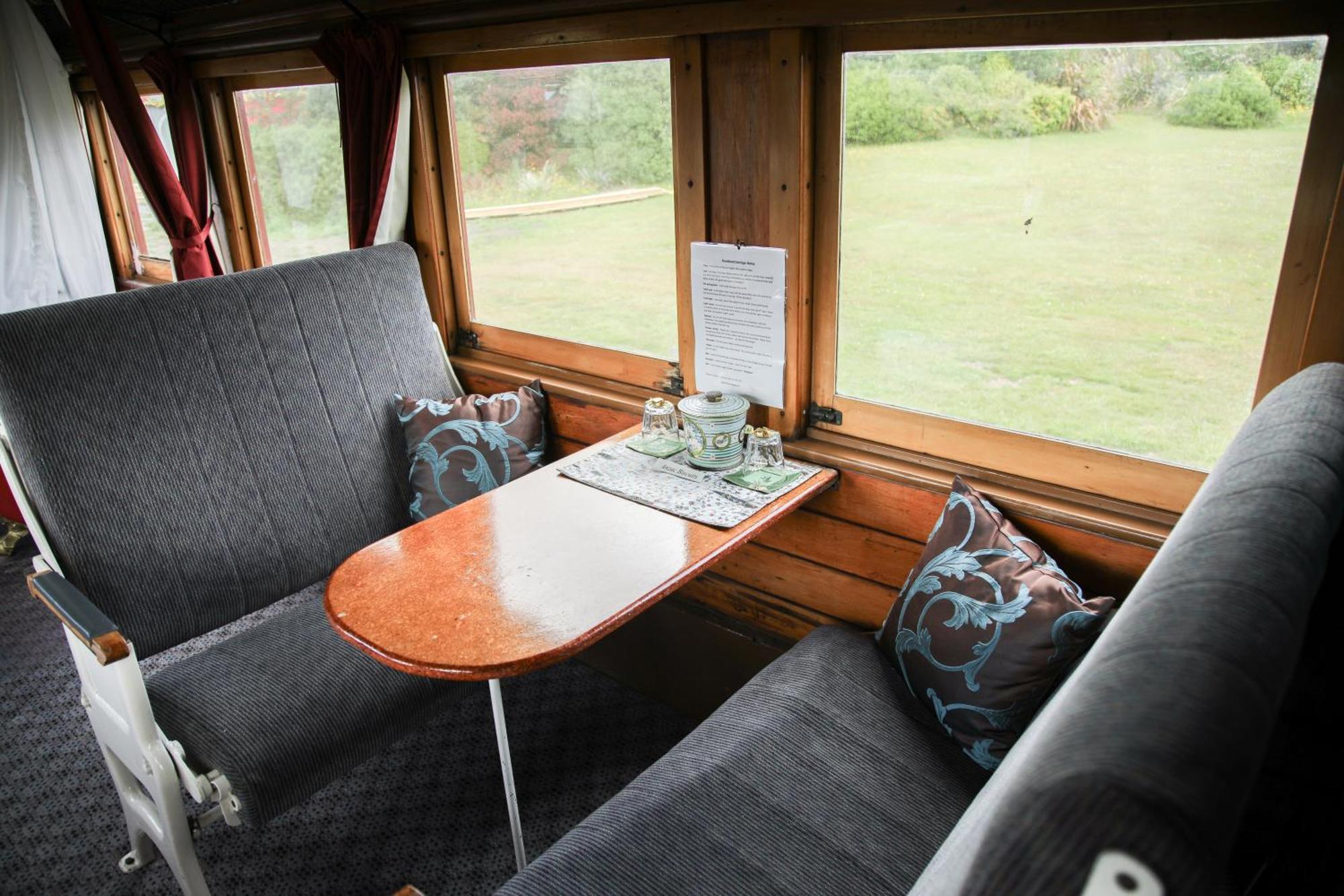 Fiordland Train Carriage Garden View