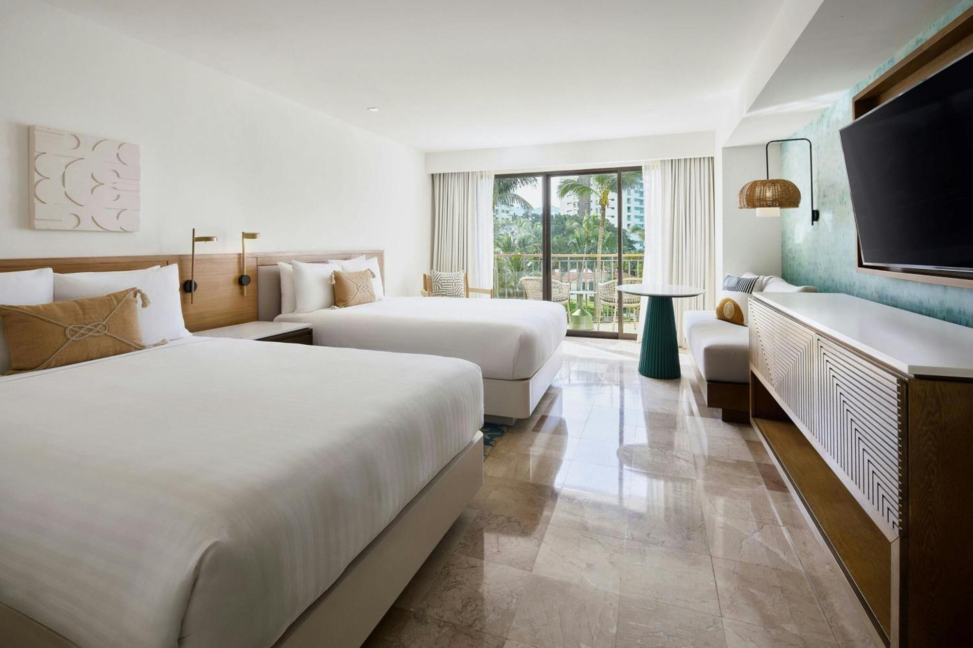 Habitación Deluxe con vistas panorámicas al mar - 2 camas dobles