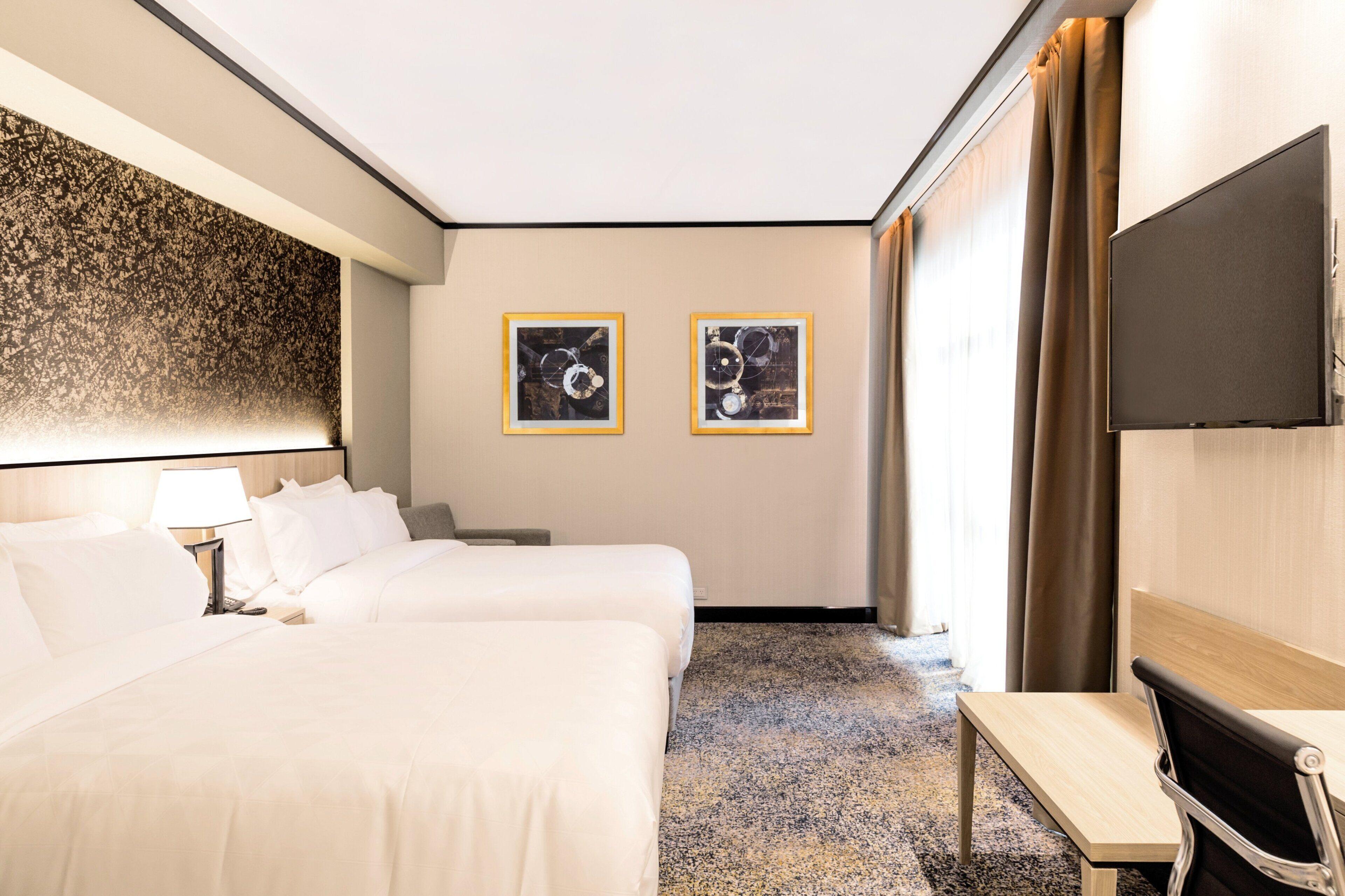 Quarto Queen com 2 Camas Queen-size - Andar Executivo - Não Fumantes