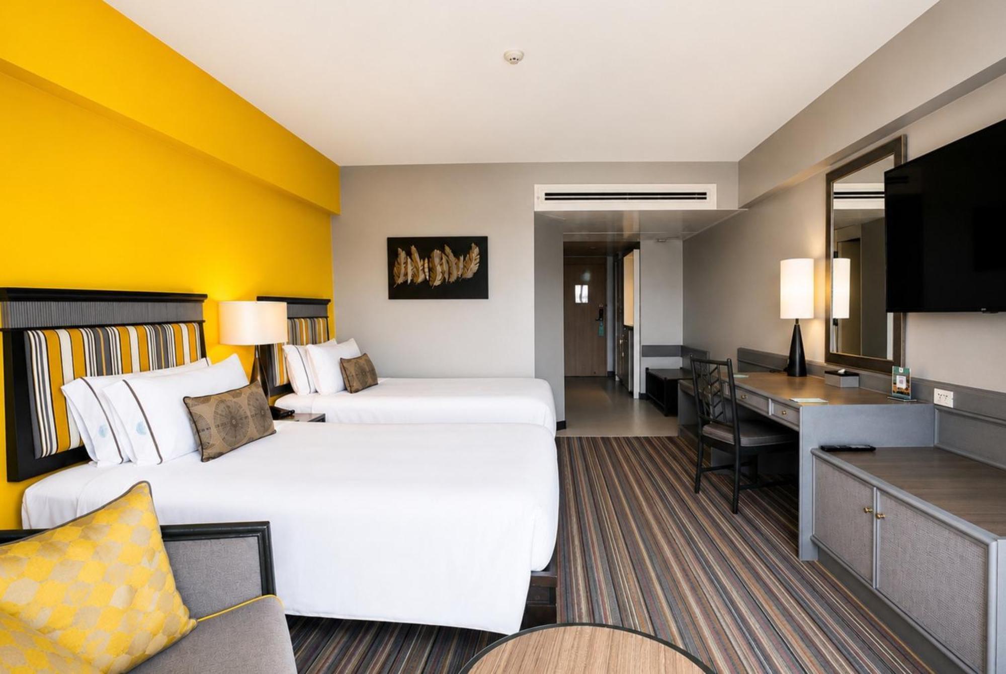 Deluxe Zweibettzimmer mit Stadtblick