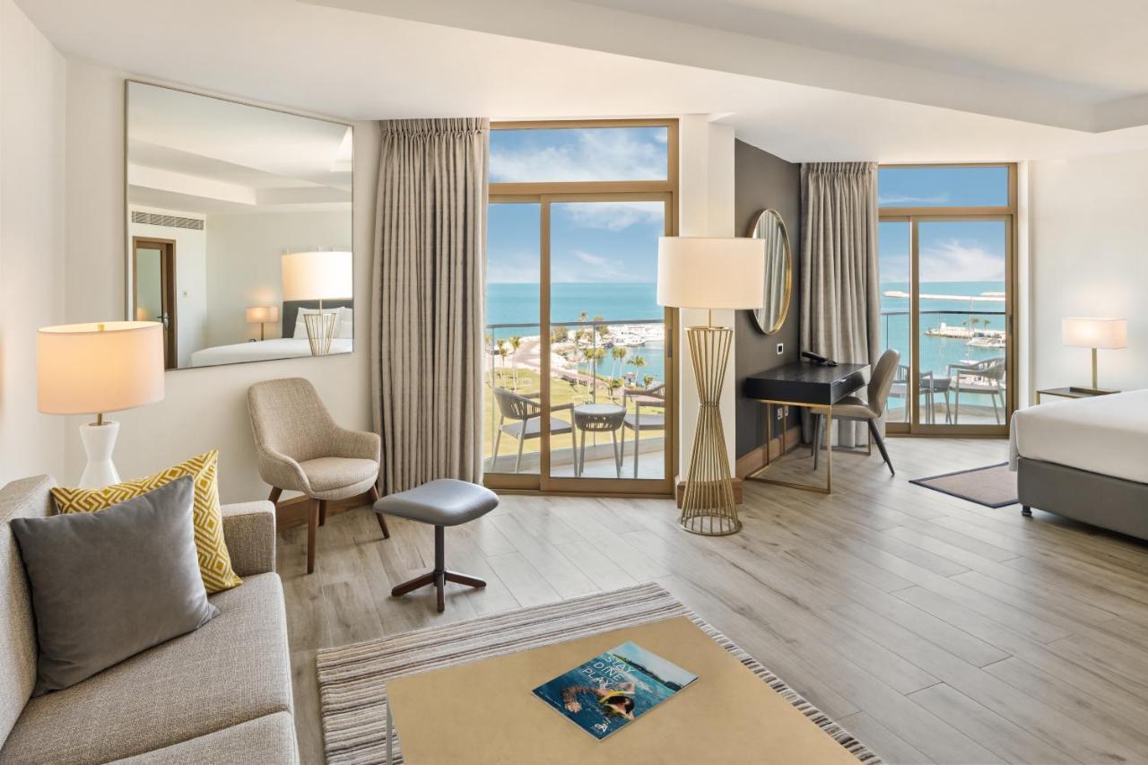 Premium Suite met één slaapkamer en uitzicht op zee, Peacock Lounge, privéstrand en Splash Park