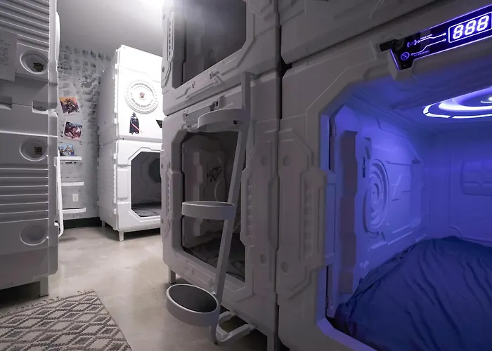Galactic Getaway For 8 Star Wars Sleeping Pod Room