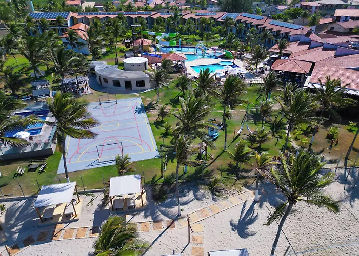 Jangadeiro Praia Hotel Resort - Parque Aquatico E Pe Na Areia