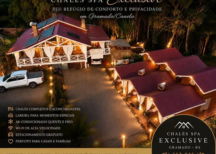  Chales e Spa Exclusive - Localizado Proximo do Centro